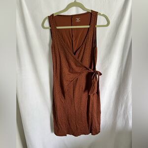 PATAGONIA Brown Wrap It Up Dress Size M